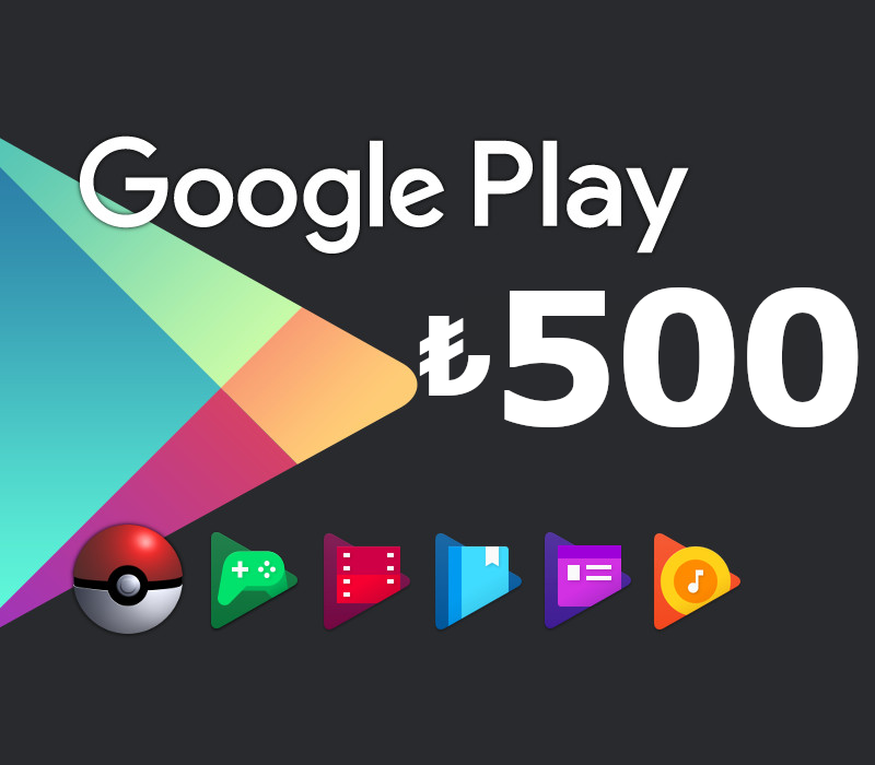 Google Play ₺500 TR Gift Card