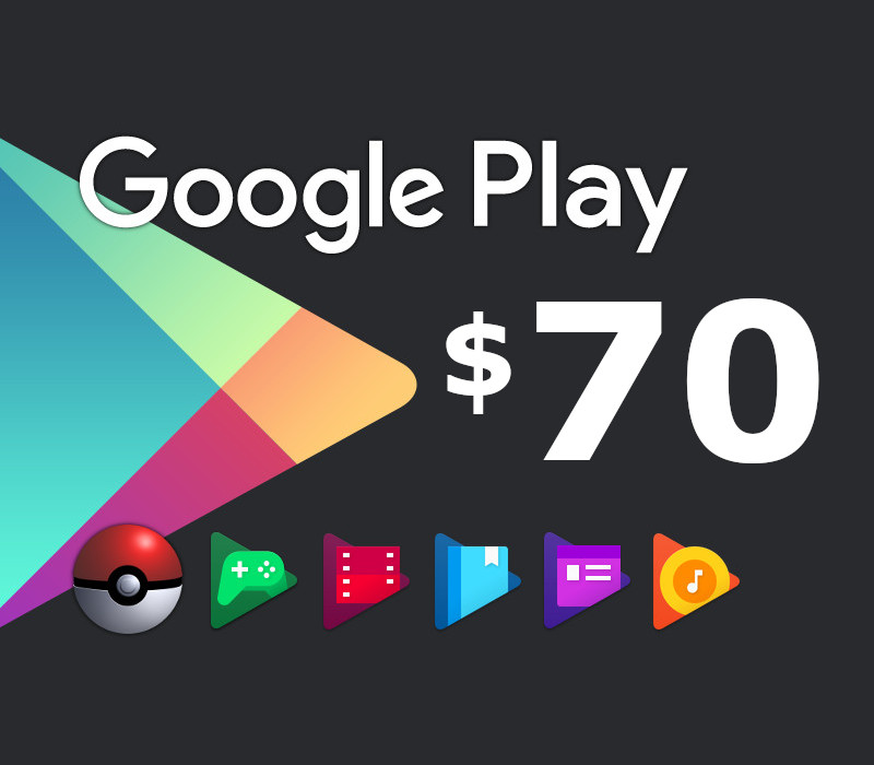 

Google Play $70 US Gift Card