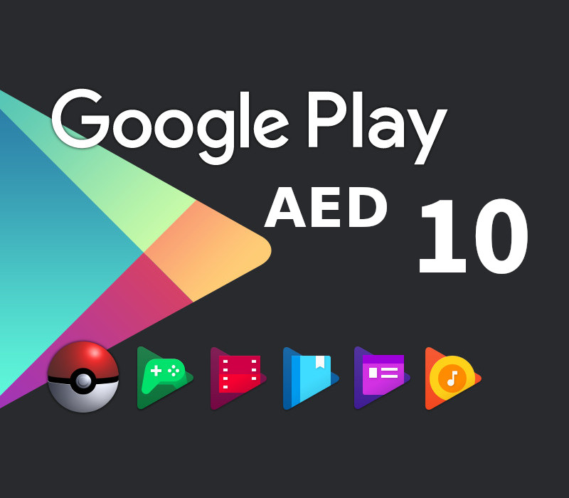 

Google Play AED 10 AE Gift Card