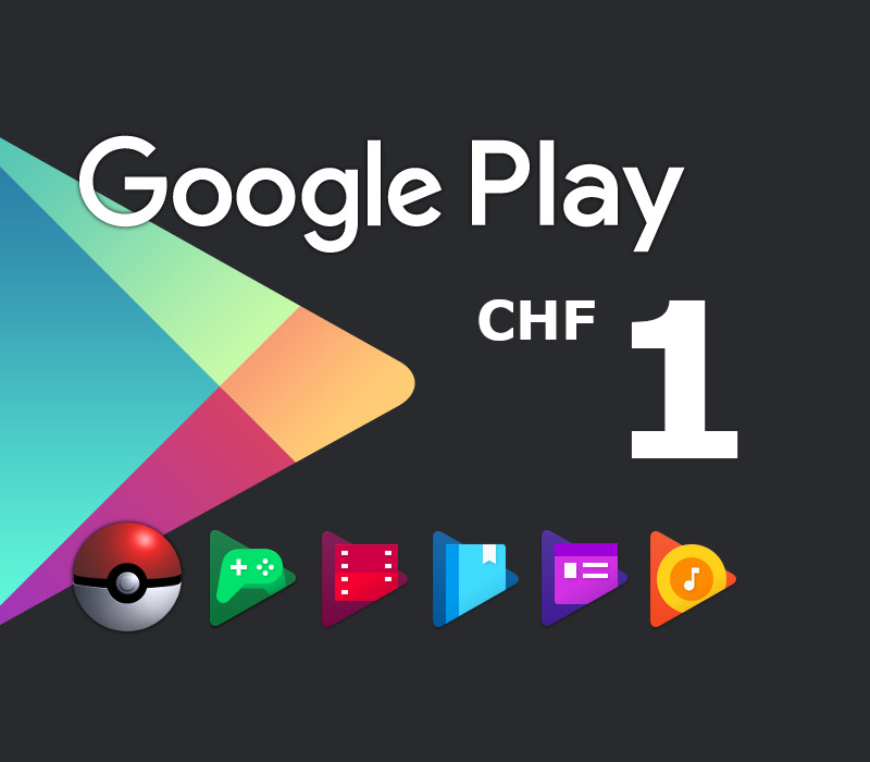 

Google Play CHF 1 CH Gift Card