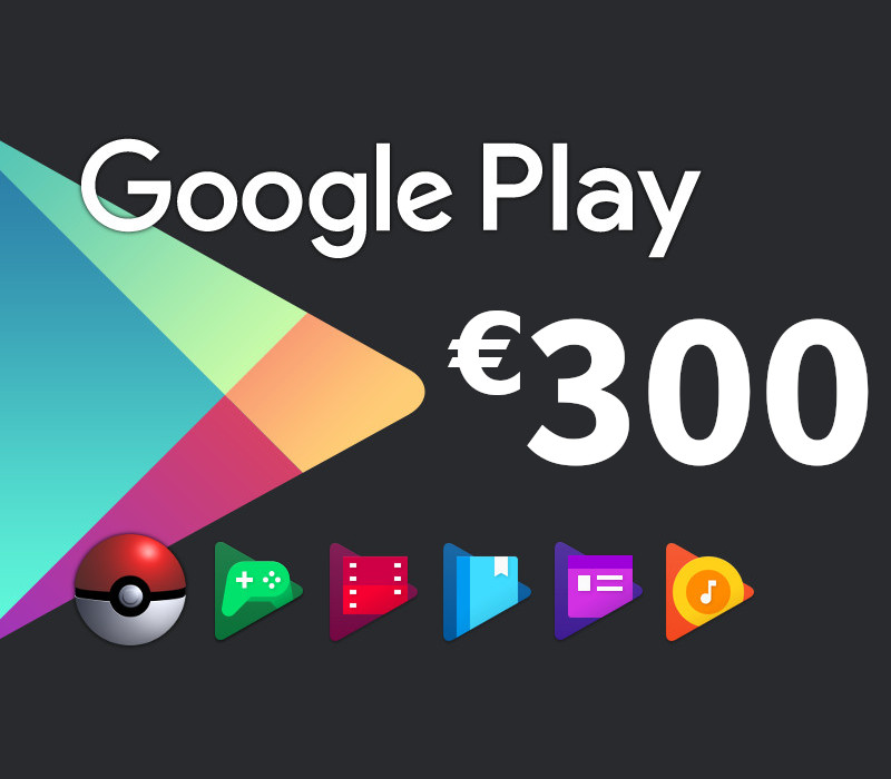 

Google Play €300 IT Gift Card