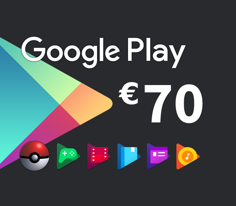 

Google Play €70 FR Gift Card