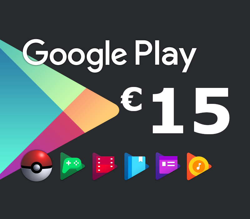 

Google Play €15 BE Gift Card