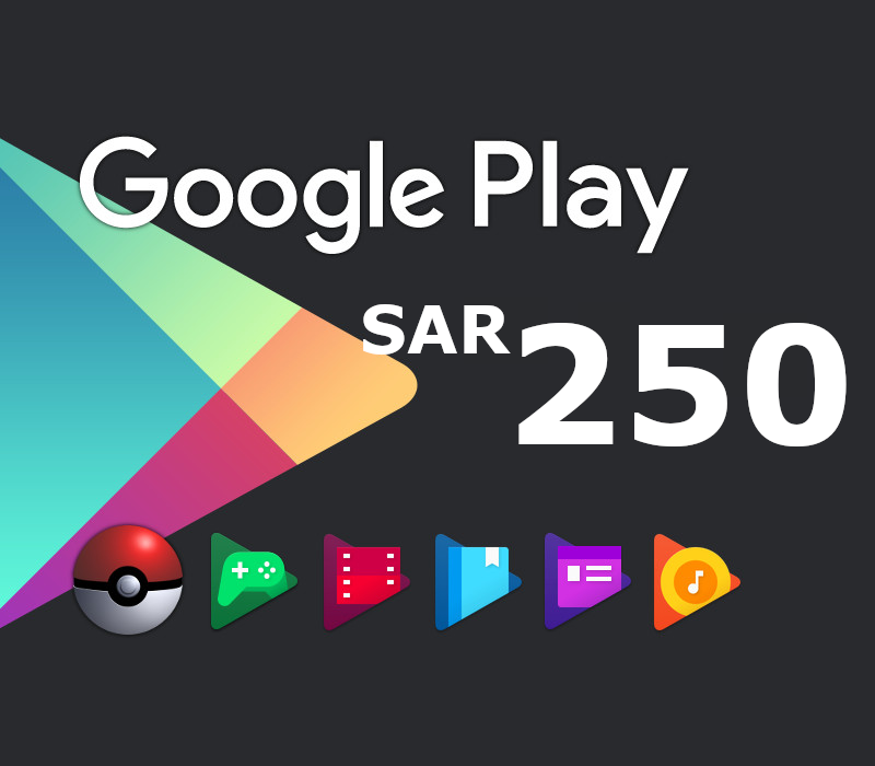 

Google Play SAR 250 SA Gift Card