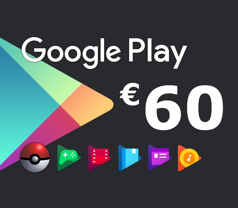 

Google Play €60 AT Gift Card