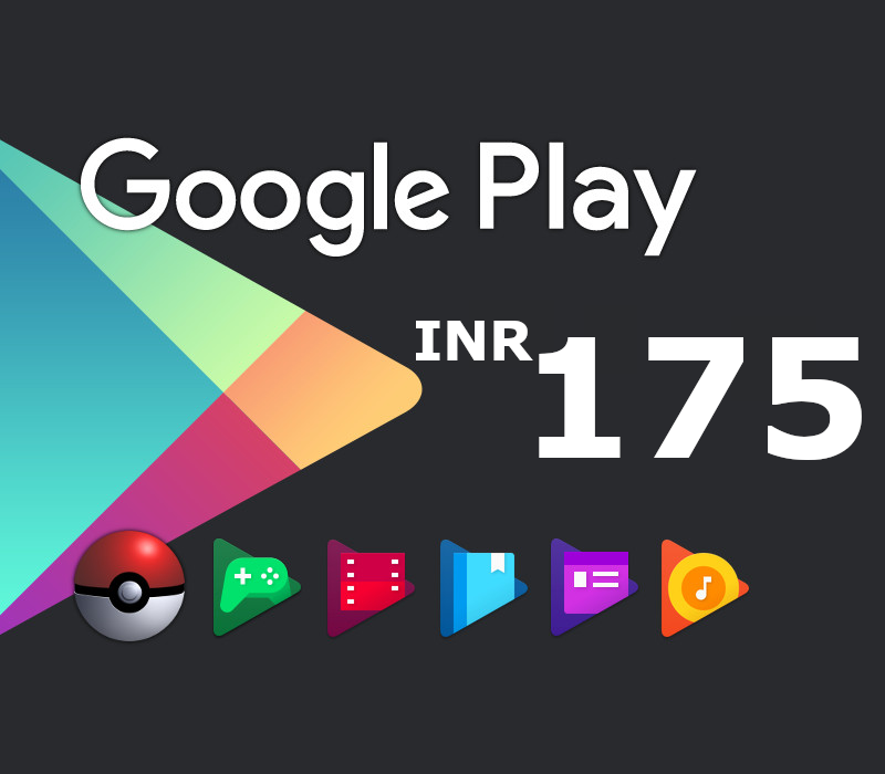 

Google Play ₹175 IN Gift Card