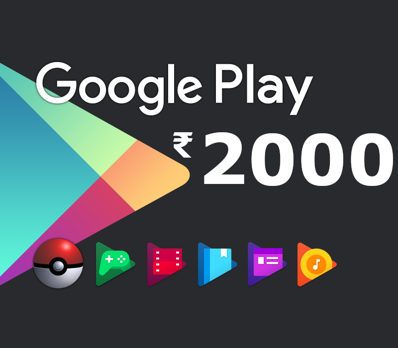 

Google Play ₹2000 IN Gift Card