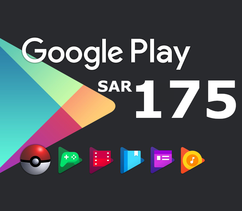 

Google Play SAR 175 SA Gift Card