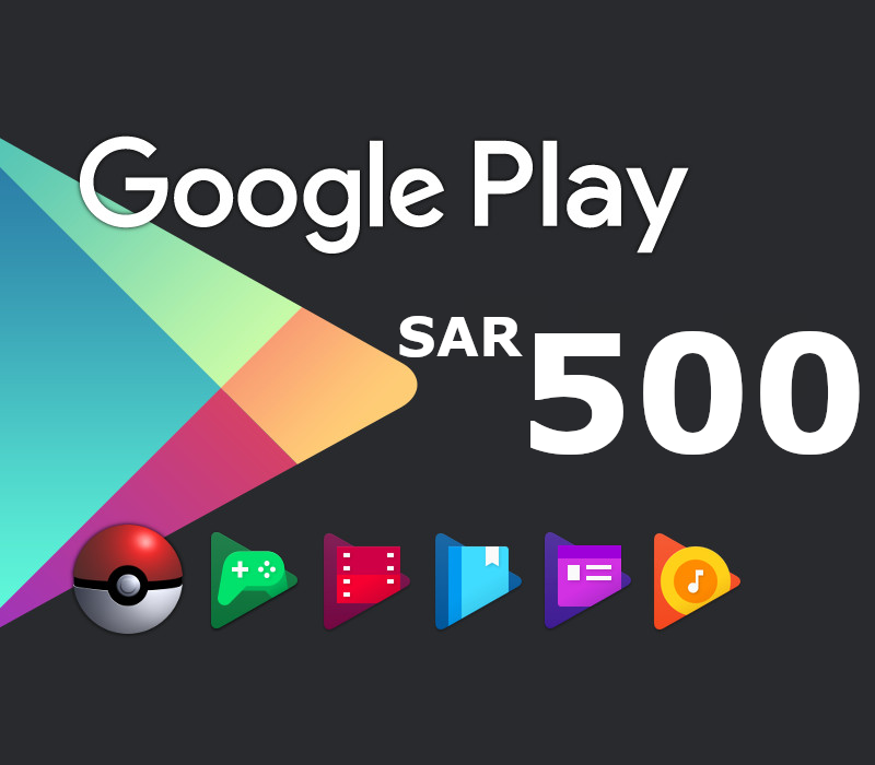 

Google Play SAR 500 SA Gift Card