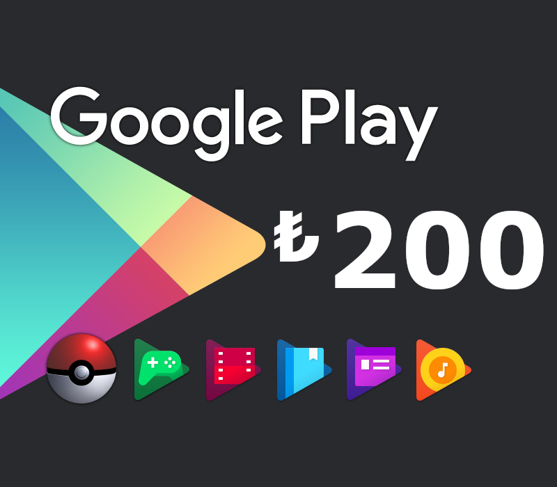 

Google Play ₺200 TR Gift Card