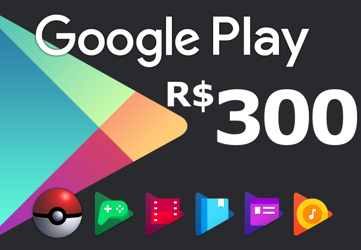 Google Play 300 BRL BR Gift Card