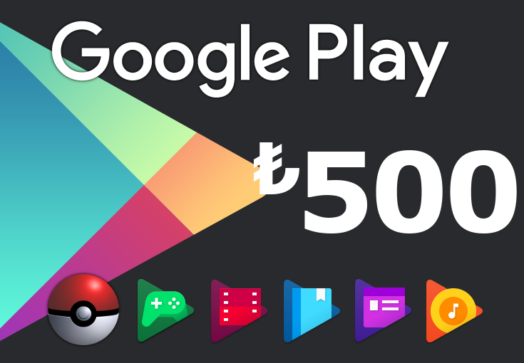 Google Play ₺500 TR Gift Card