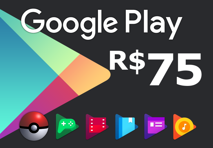 Google Play 75 BRL BR Gift Card