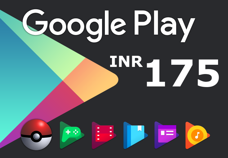 Google Play ₹175 IN Gift Card