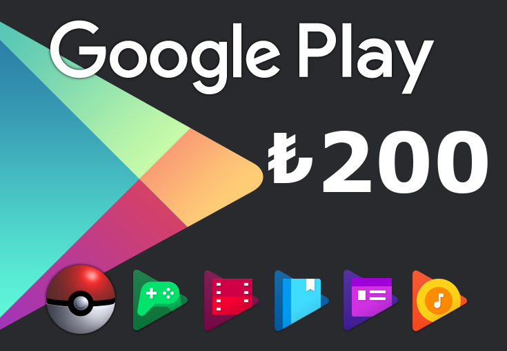 Google Play ₺200 TR Gift Card