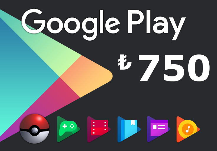 Google Play ₺750 TR Gift Card