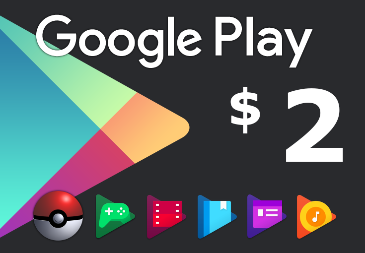 Google Play $2 AU Gift Card