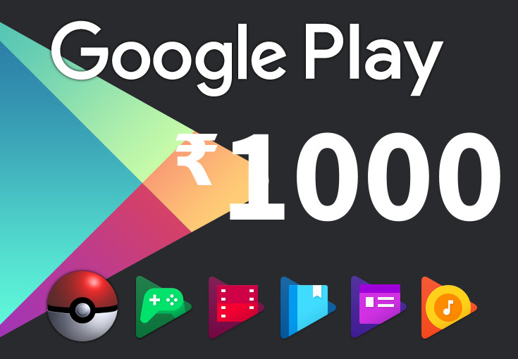 Google Play ₹1000 IN Gift Card