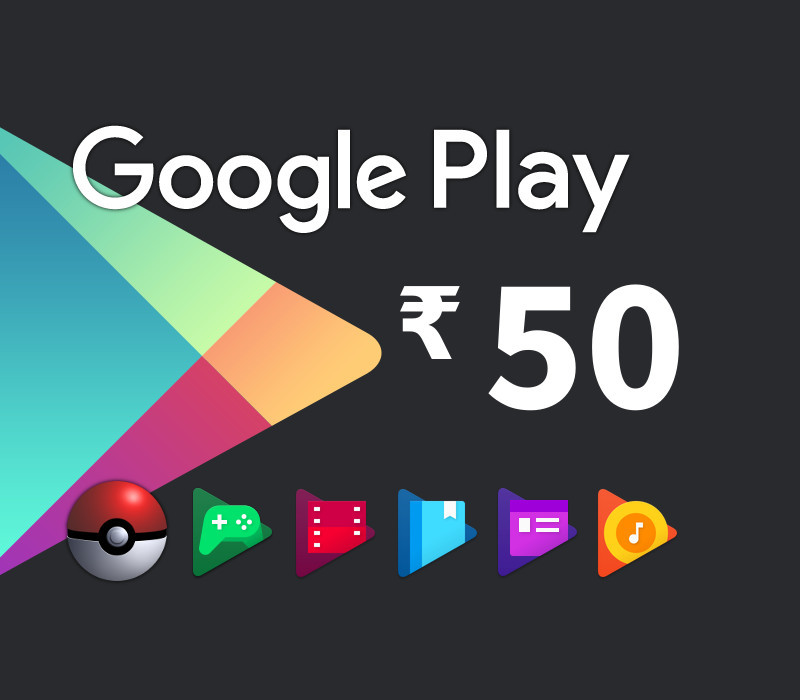 

Google Play ₹50 IN Gift Card