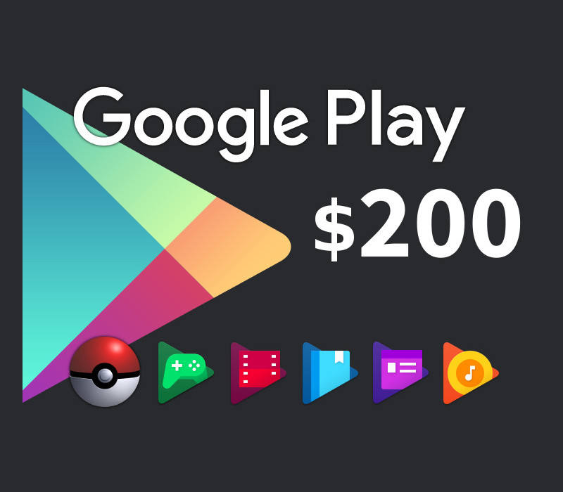 

Google Play $200 CA Gift Card