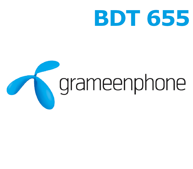 

GrameenPhone 655 BDT Mobile Top-up BD