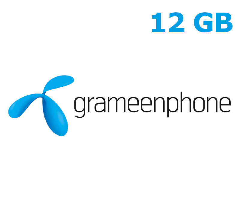 

GrameenPhone 12 GB Data Mobile Top-up BD