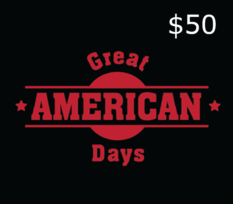 Great American Days $50 Gift Card US