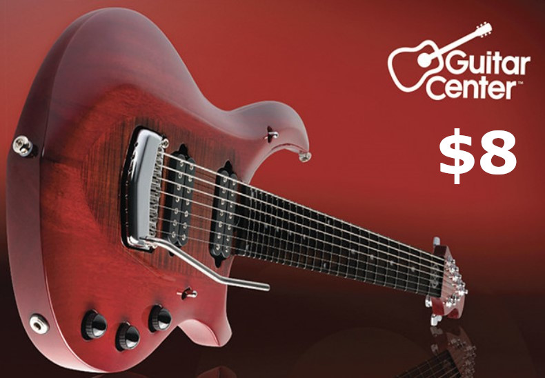 Guitar Center $8 Gift Card US