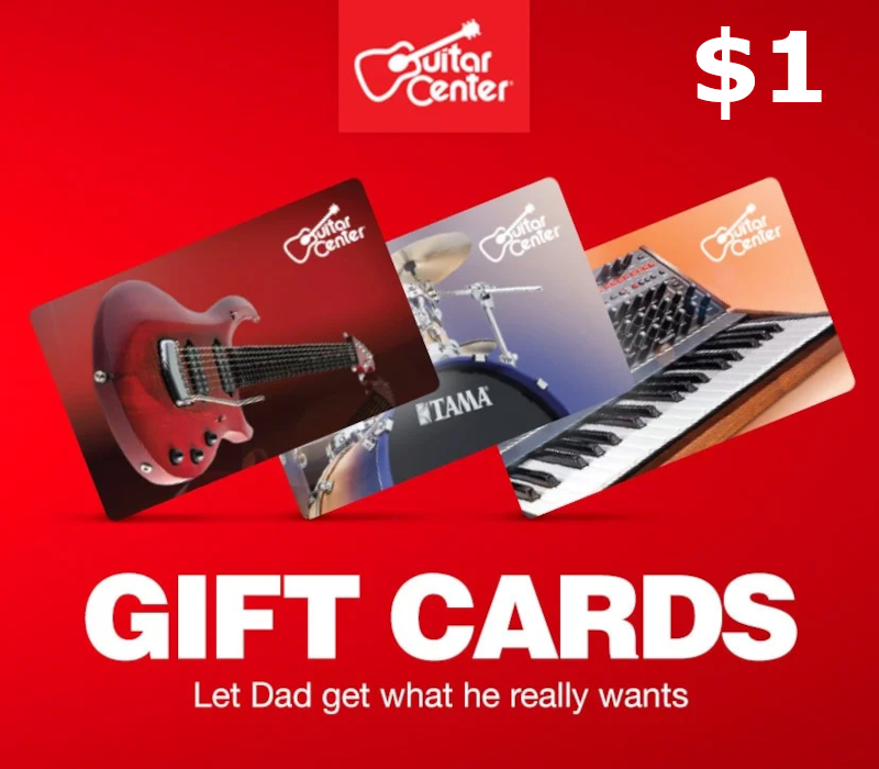 

Guitar Center $1 Gift Card US