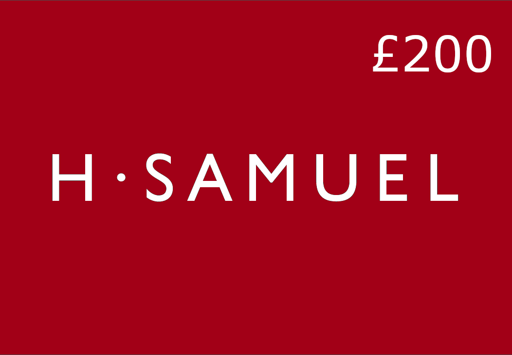 H Samuel £200 Gift Card UK