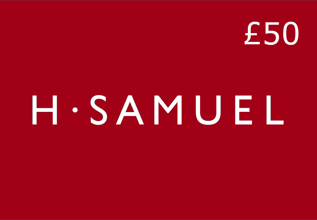 H Samuel £50 Gift Card UK