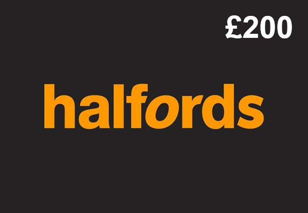 Halfords £200 Gift Card UK