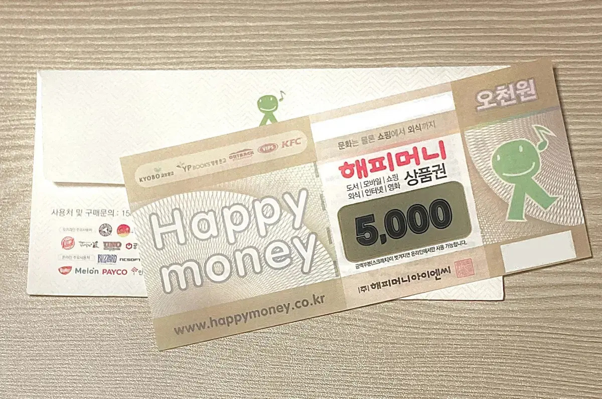 Happy Money 50000 KRW Gift Card KR