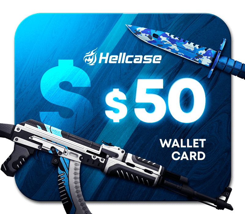 

Hellcase.com 50 USD Wallet Card Code