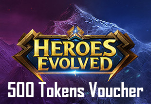Heroes Evolved Mobile - 500 Tokens GalaxyLink Voucher screenshot 2