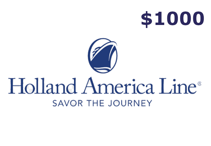 Holland America Line $1000 Gift Card US