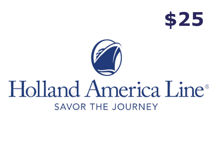 Holland America Line $25 Gift Card US