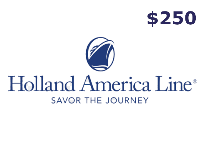 Holland America Line $250 Gift Card US