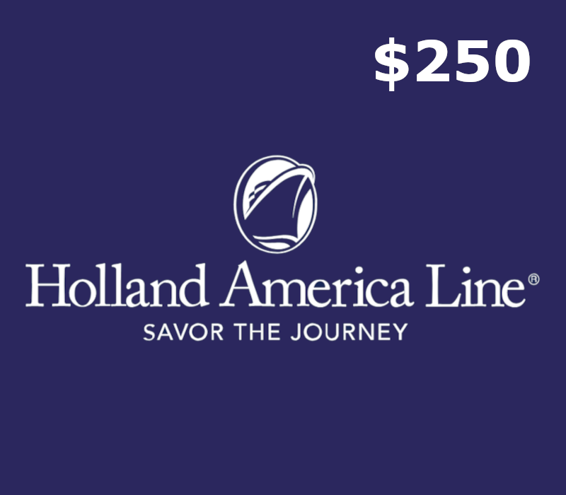 Holland America Line $250 Gift Card US