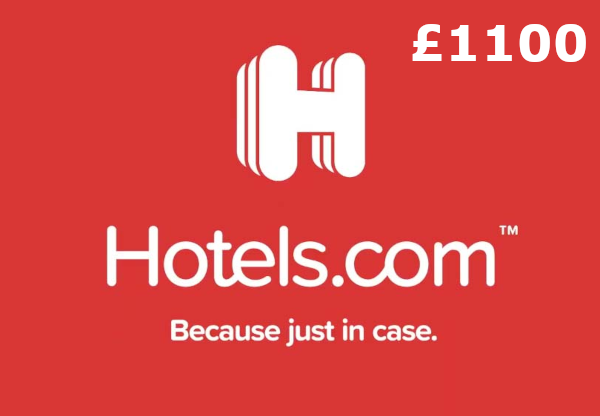 Hotels.com £1100 Gift Card UK