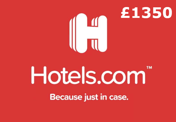 Hotels.com £1350 Gift Card UK