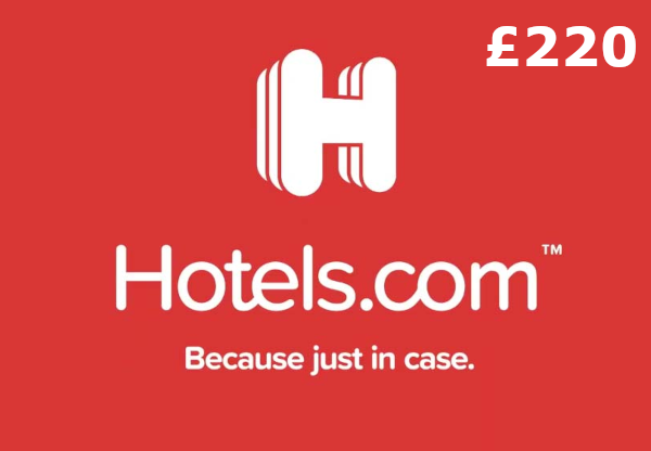Hotels.com £220 Gift Card UK