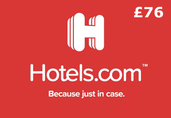 Hotels.com £76 Gift Card UK