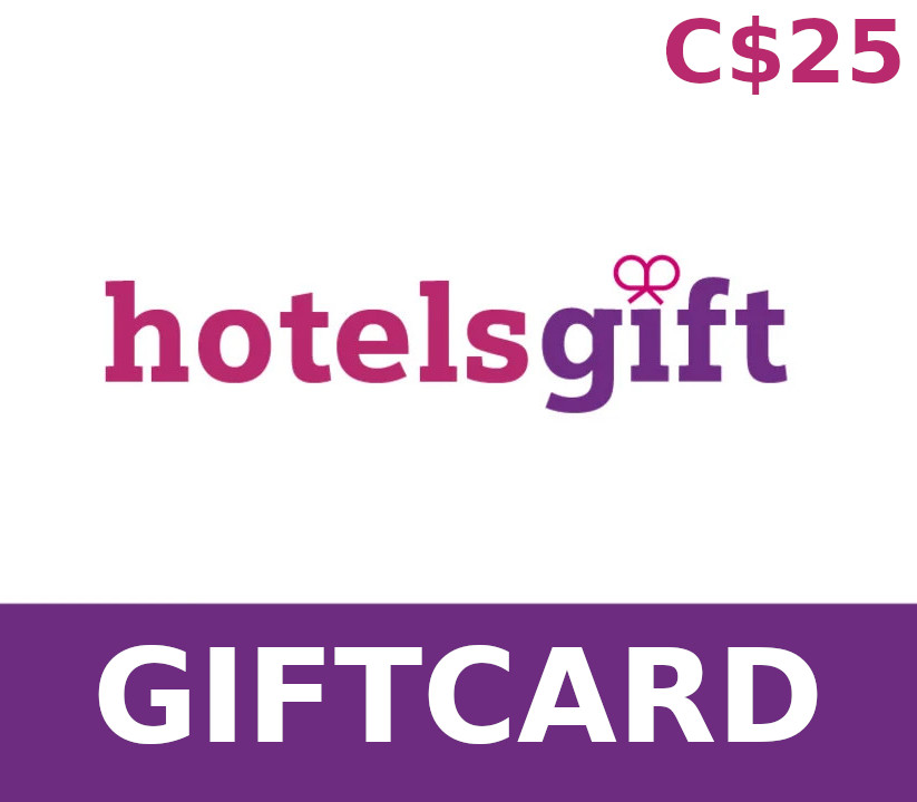 

HotelsGift C$25 Gift Card CA