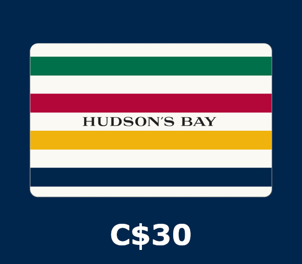 

Hudson's Bay C$30 Gift Card CA