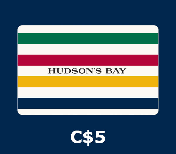 

Hudson's Bay C$5 Gift Card CA