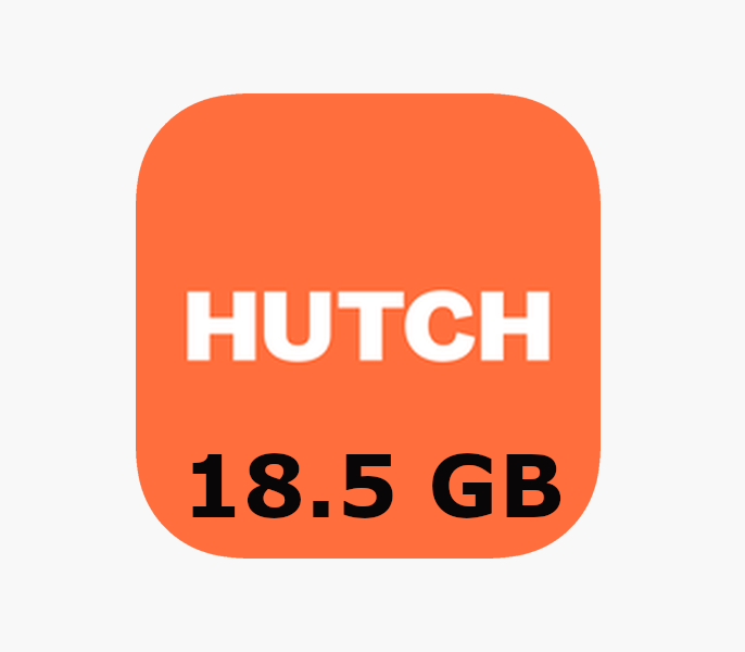 

Hutchison 18.5 GB Data Mobile Top-up LK