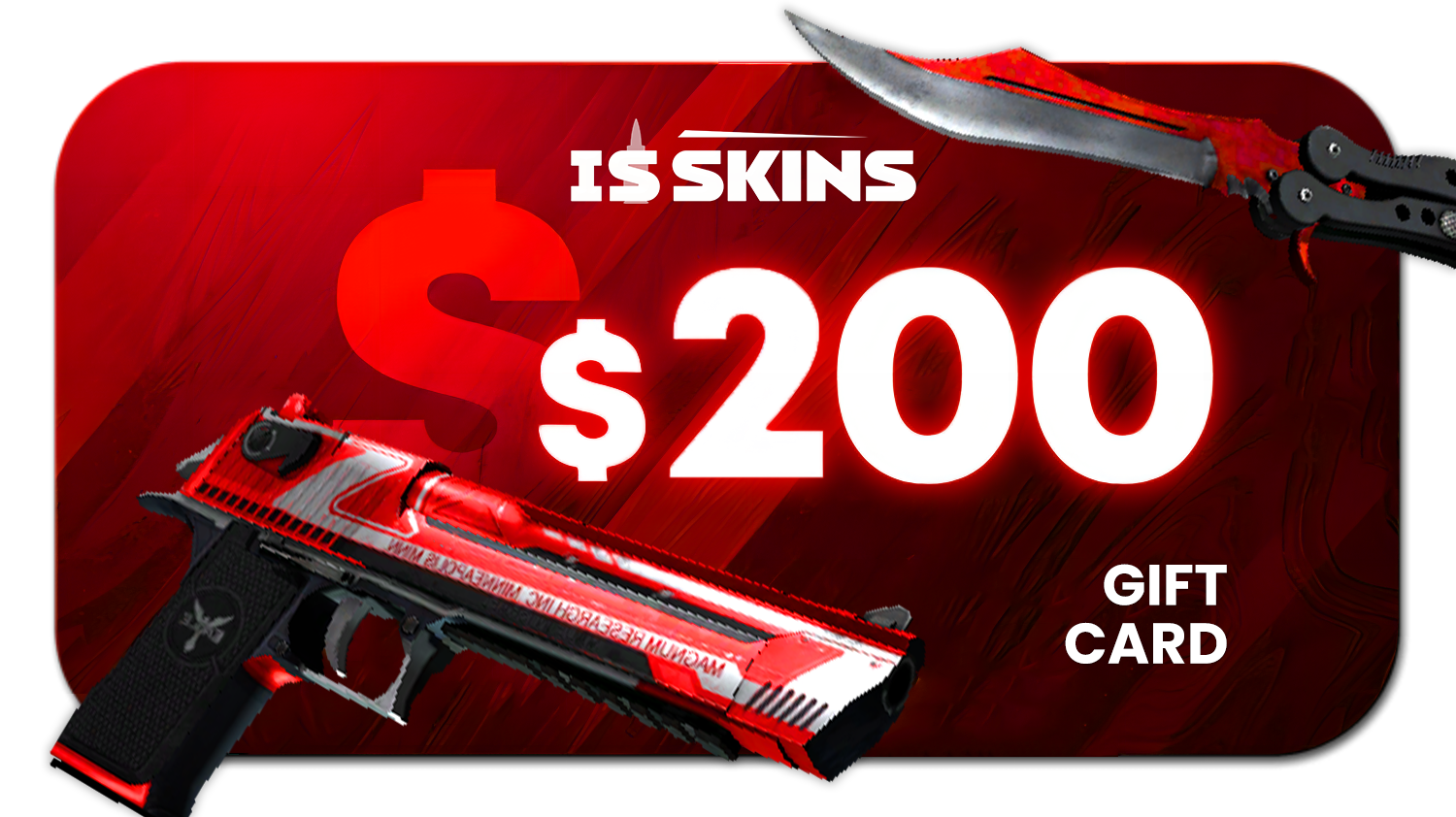 ISSKINS $200 Gift Card