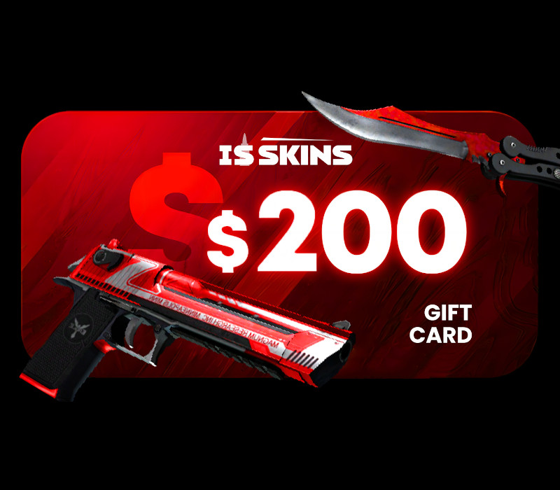 

ISSKINS $200 Gift Card