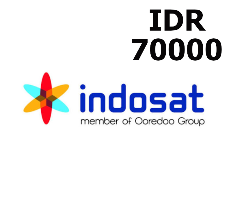 

Indosat 70000 IDR Mobile Top-up ID